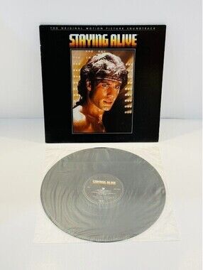 Staying Alive Soundtrack Vinyl LP 1983 RSO RXS-1-3102 Bee Gees Travolta Gatefold